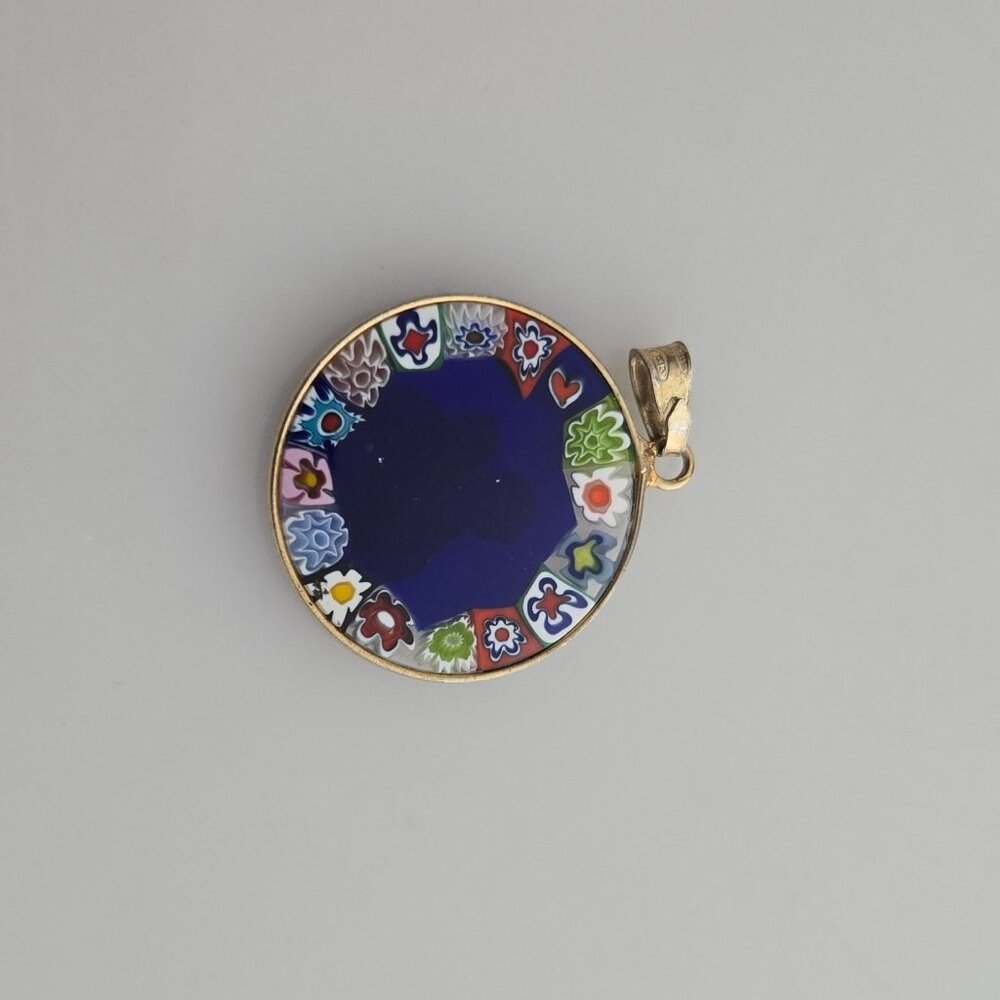 Murano Glass Pendant Sterling- Venice - St Anthony - Religious - Picture 2 of 3